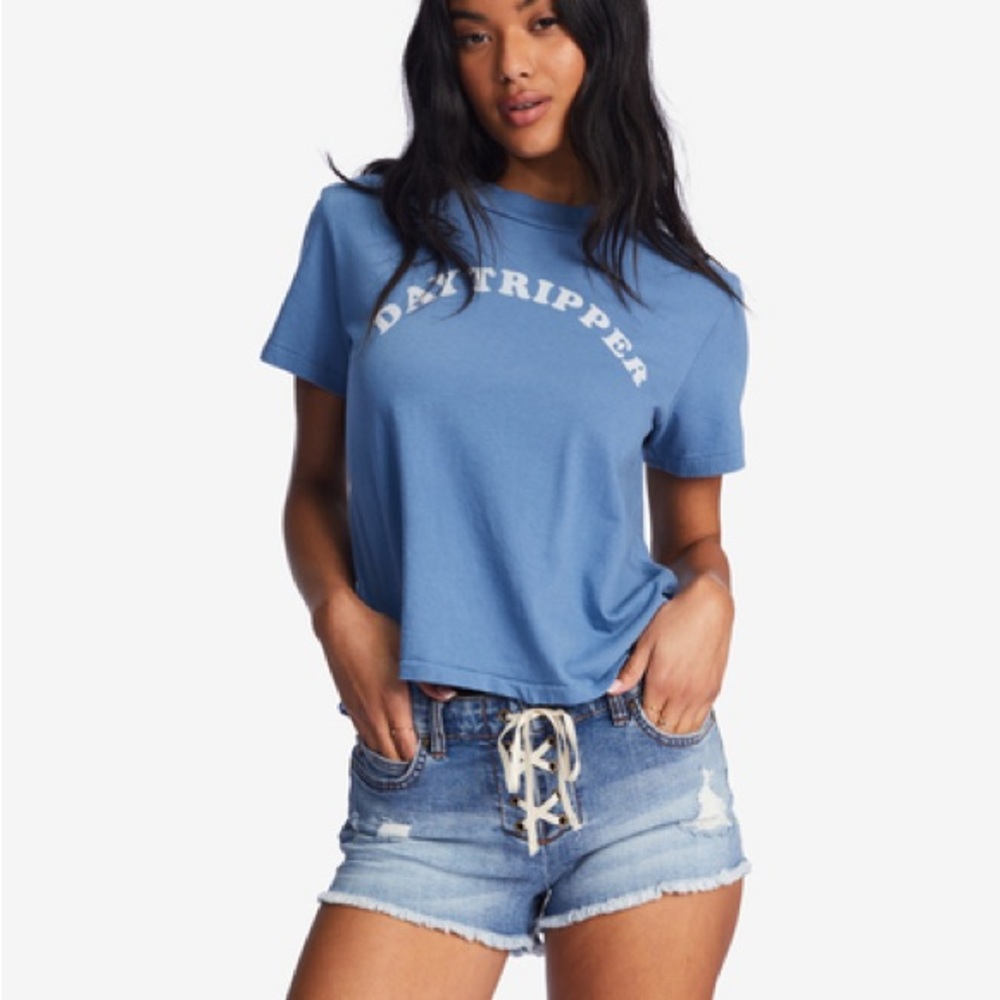Billabong Light Hearted tie front shorts